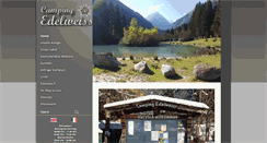 Desktop Screenshot of camping-edelweiss.at